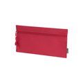 Estuche RPET con cremallera frontal Roj