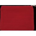 Estuche de yute y algodón Crimson Red