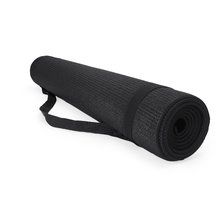 Esterilla de yoga ligera y adherente Negro Talla Única Adulto