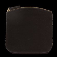 Estuche de algodón canvas con cremallera Black S