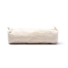 Estuche cilíndrico de algodón con cremallera CRUDO TALLA ÚNICA ADULTO