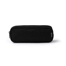 Estuche de poliéster RPET con cremallera Negro Talla Única Adulto