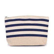 Estuche marinero algodón y yute Natural / Navy