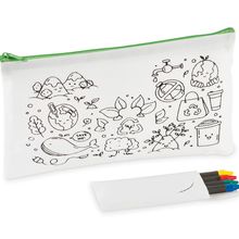 Estuche infantil coloreable con 4 lápices Lima