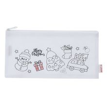 Estuche navideño para colorear Bla