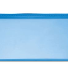 Estuche de PVC traslucido grande Azul