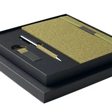 Estuche de regalo con libreta A5 Verde