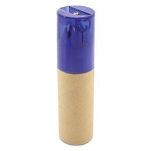 Estuche Tubo con Sacapuntas y 6 Lápices de Colores Az