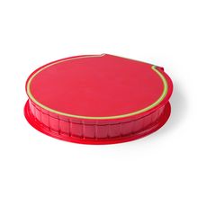 Estuche de dibujo circular con 14 piezas Roj