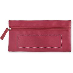 Estuche con cremallera RPET | Frontal | 140 x 40