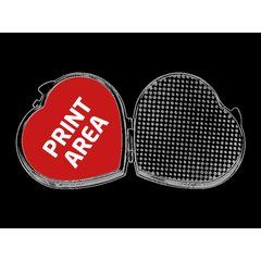 Espejo Metálico forma Corazón | Zona 1 | 63 x 56