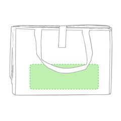 Esterilla plegable de colores en forma de bolso | Parte inferior centrado | 250 x 75