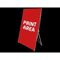 Estructura Banner Aluminio 120x198cm sin Lona | Lona | 1200 x 1980