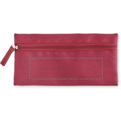 Estuche con cremallera RPET | Frontal | 140 x 40