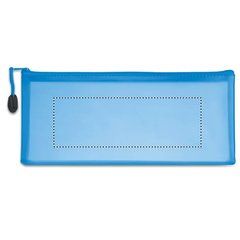 Estuche de PVC traslucido grande  | Frontal | 180 x 60