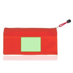 Estuche traslucido de PVC | Centrado en un lateral | 90 x 60