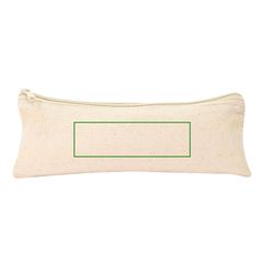 Estuche de Algodón con Material Escolar | Trasera estuche | 100 x 30