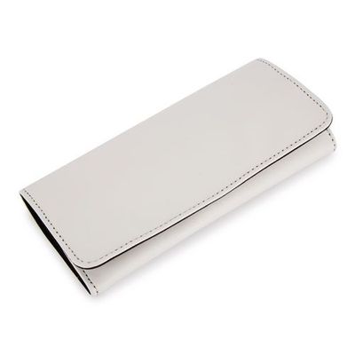 Estuche Joyero de Polipiel y Antelina Bl