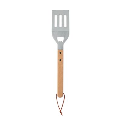 Espátula para bbq de acero inox. con abrebotellas