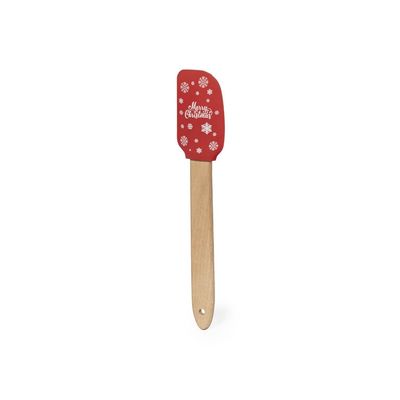 Espátula Navideña Silicona Roja