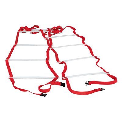 Escalera de entrenamiento con bolsa de transporte Rojo