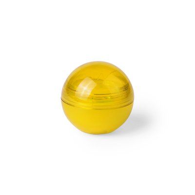 Esfera con bálsamo labial de vainilla Amarillo