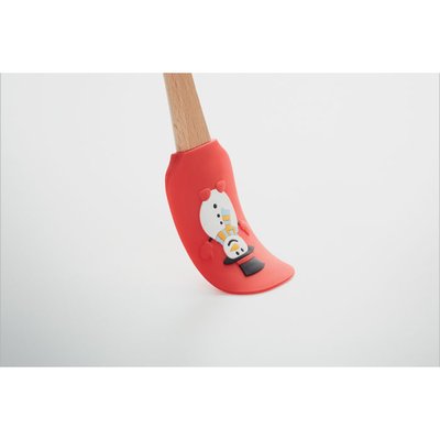 Espátula Madera y Silicona motivo Navideño
