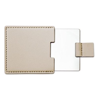 Espejo de acero inoxidable con funda