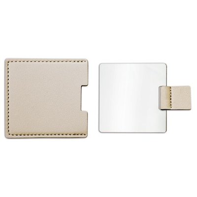Espejo de acero inoxidable con funda