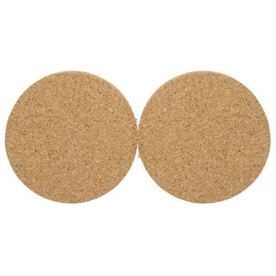 Espejo Redondo Portátil de Corcho