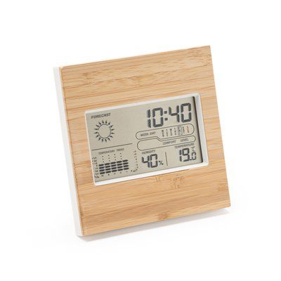 Estación meteorológica con calendario