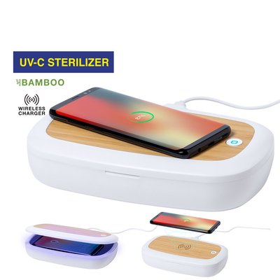 Esterilizadora UV Smartphones con Carga 5W