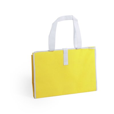 Esterilla plegable de colores en forma de bolso Amarillo