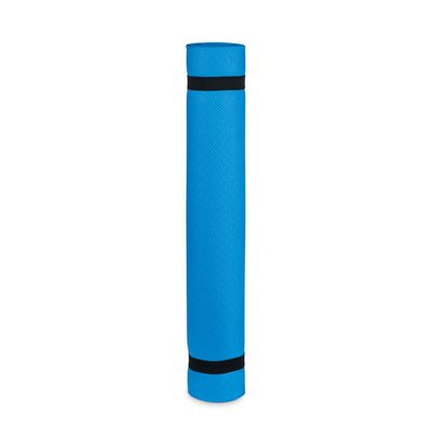 Esterilla de yoga en espuma EVA con funda Azul