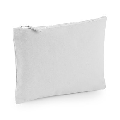 Estuche de algodón con cremallera Light Grey S