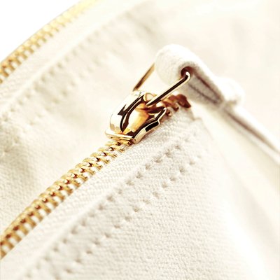 Estuche algodón orgánico grueso con cremallera