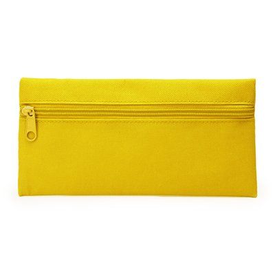 Estuche en colores lisos Amarillo Talla Única Adulto
