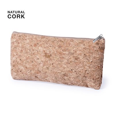 Estuche de corcho natural ecológico e interior blanco