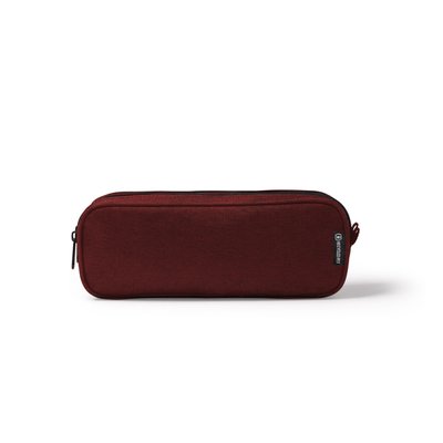 Estuche con doble compartimento Rojo