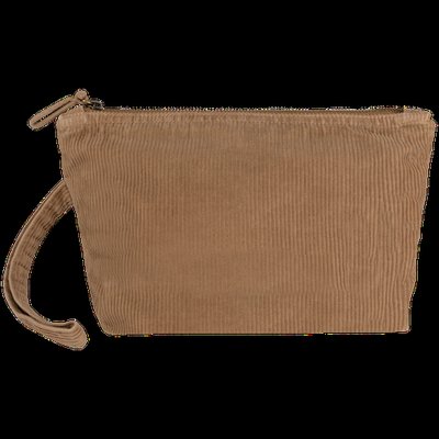Estuche ecorresponsable de pana Washed Dark Camel