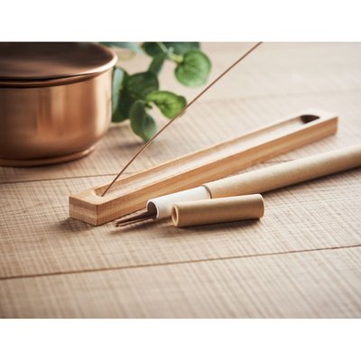 Estuche Incienso Madera y Bambú