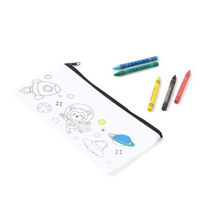 Estuche infantil para colorear con ceras