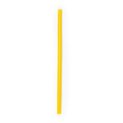 Estuche llavero con pajita de silicona Amarillo Talla Única Adulto