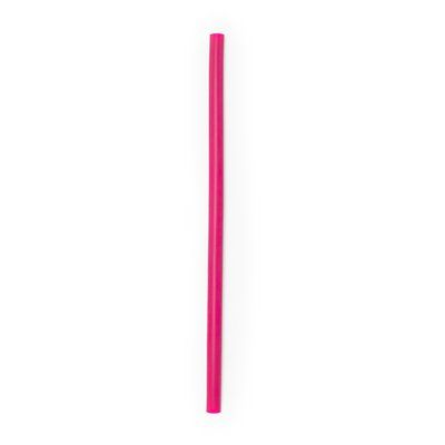 Estuche llavero con pajita de silicona Fucsia Talla Única Adulto