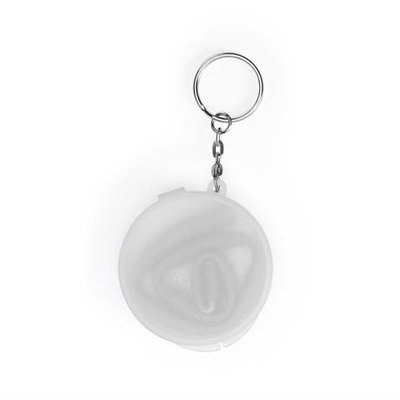 Estuche llavero con pajita de silicona