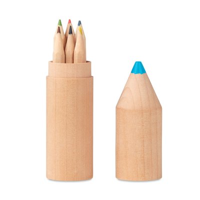Estuche de Madera con 6 Lápices