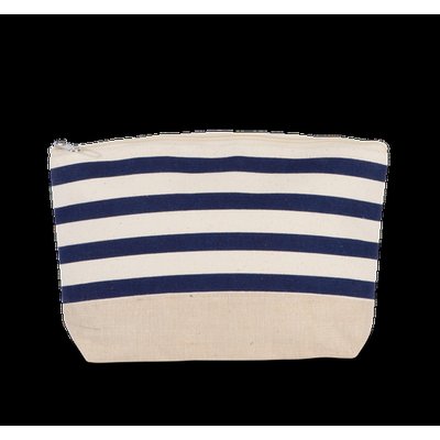 Estuche marinero algodón y yute Natural / Navy