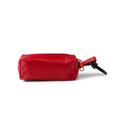 Estuche con mosquetón giratorio Rojo TALLA ÚNICA ADULTO