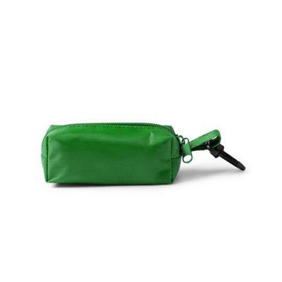 Estuche con mosquetón giratorio Verde Helecho TALLA ÚNICA ADULTO