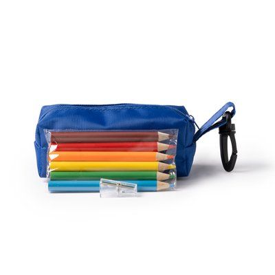 Estuche con mosquetón giratorio